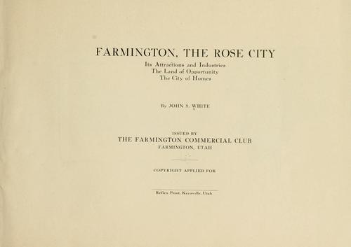 Cover for Farmington