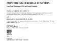 Cover for Monitoring cerebral function