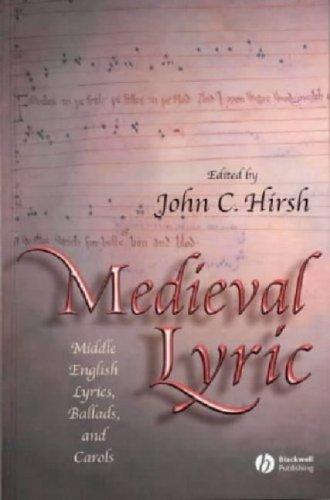 Cover for Medieval Lyric