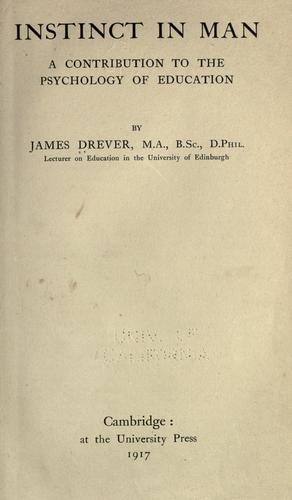 Cover for Instinct in man
