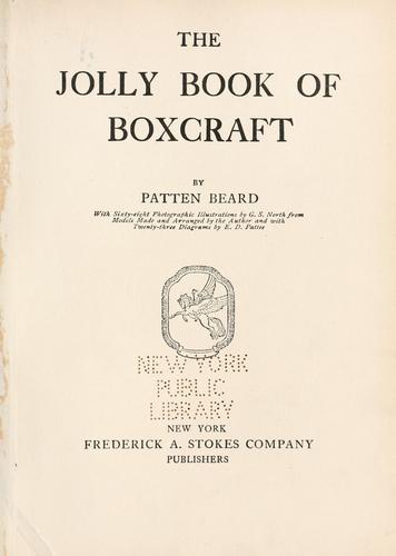 Cover for The jolly book of boxcraft