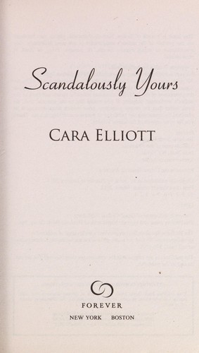 Cover for Scandalously yours