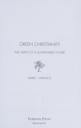 Cover for Green Christianity