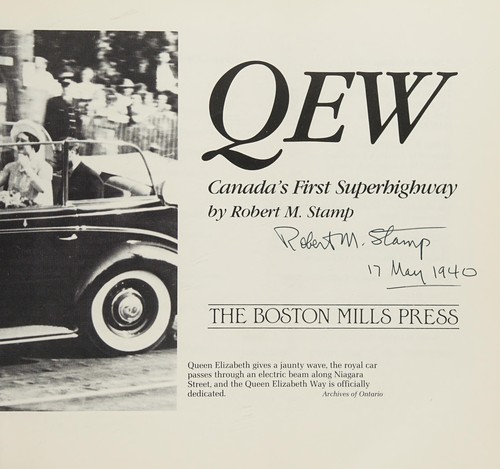 Cover for QEW, Canada's first superhighway