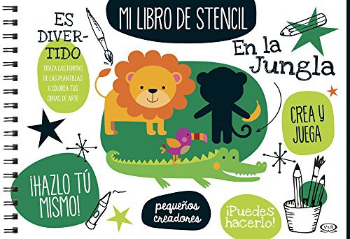Cover for Mi libro de stencil. En la jungla