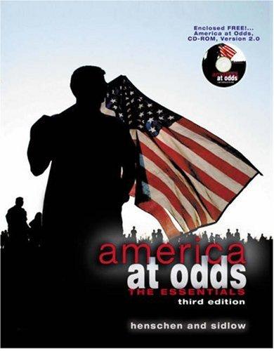 Cover for America at Odds