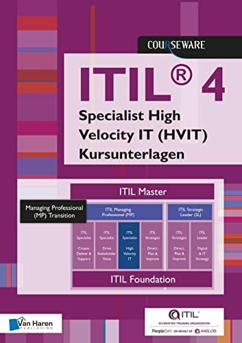 Cover for ITIL® 4 Specialist High Velocity IT (HVIT) Kursunterlagen