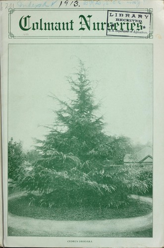 Cover for Colmant Nurseries [catalog]