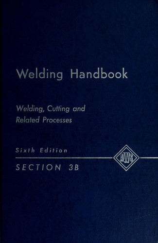 Cover for Welding handbook