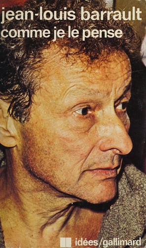 Cover for Comme je le pense