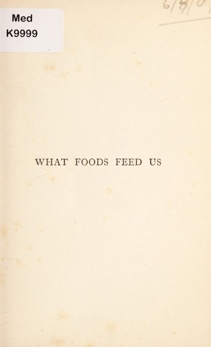 Cover for What foods feed us