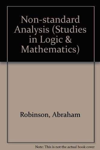 Cover for Non-standard analysis.