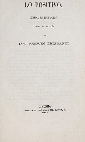Cover for Lo positivo