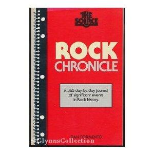 Cover for Rock chronicle