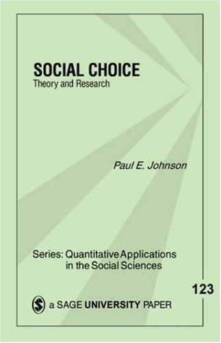 Cover for Social choice