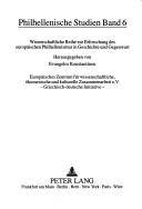 Cover for Byzantinische Stoffe Und Motive In Der Europaischen Literatur Des 19. Und 20. Jahrhunderts (Philhellenische Studien)