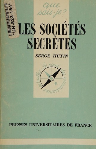 Cover for Les sociétés secrètes