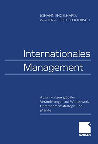 Cover for Internationales Management
