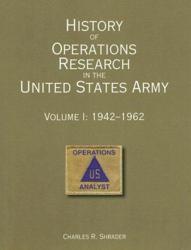 Cover for History of Operations Research in the United States Army 1942-1962, V. 1