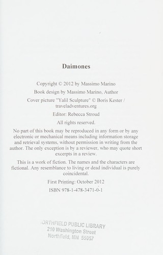 Cover for Daimones