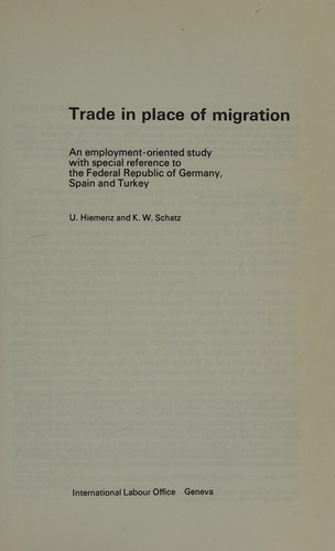 Cover for Trade in place of migration