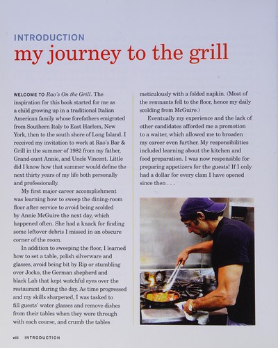 Cover for Rao's on the grill