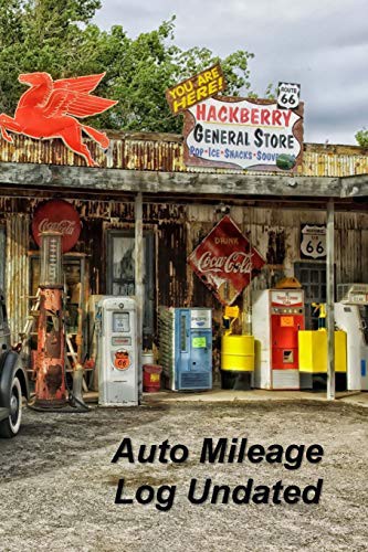 Cover for Auto Mileage Log Undated