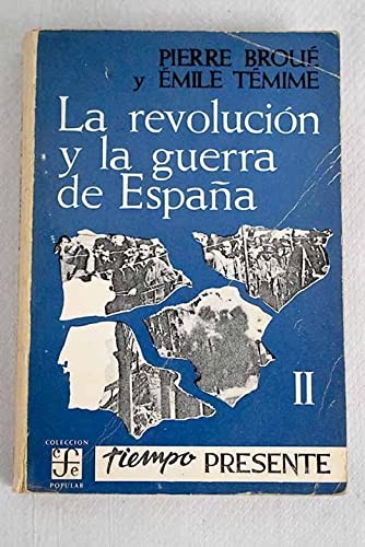 Cover for La revolución y la guerra de España