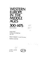Cover for Western Europe in the Middle Ages, 300-1475