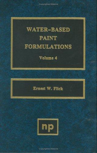 Cover for Water-Based Paint Formulations, Volume 4