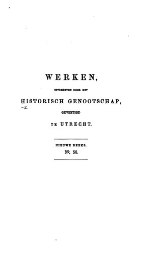 Cover for Werken