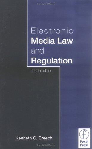 Cover for Electronic media law and regulation
