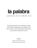 Cover for La palabra