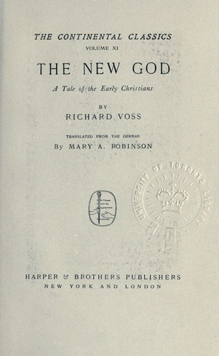Cover for The new God