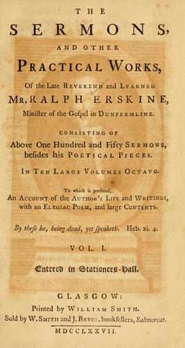 Cover for sermons and other practical works
