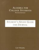 Cover for Algebra for Students