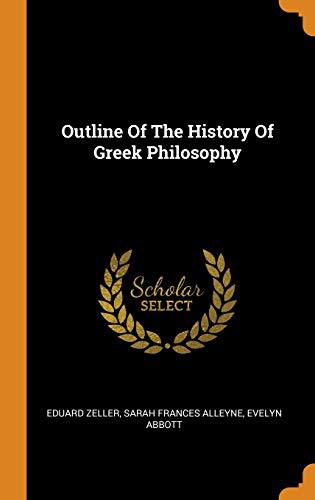 Cover for Outline of the History of Greek Philosophy