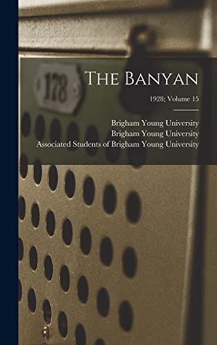 Cover for The Banyan; 1928; volume 15