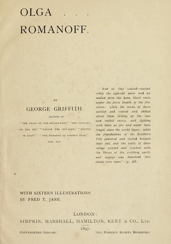 Cover for Olga Romanoff