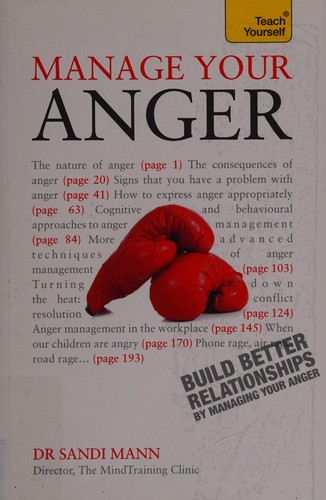 Cover for Manage your anger