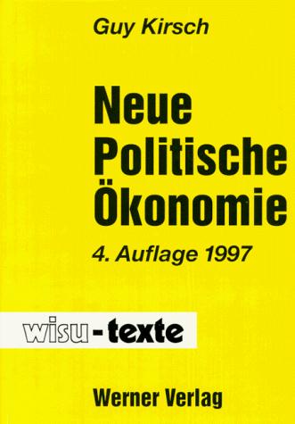 Cover for Neue Politische Ökonomie.