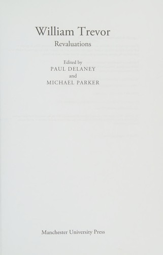 Cover for William Trevor