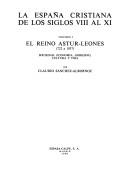 Cover for La España cristiana de los siglos VIII al XI.