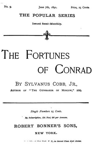 Cover for The fortunes of Conrad