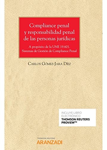 Cover for Compliance penal y responsabilidad penal de las personas jurídicas