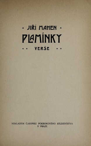 Cover for Plamínky