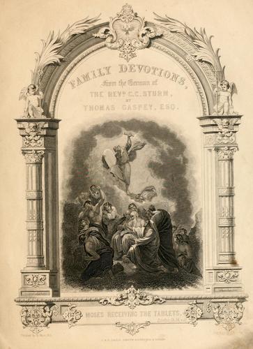 Cover for Family devotions, for every morning and evening throughout the year.