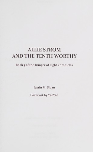 Cover for Allie Strom and the Tenth Worthy