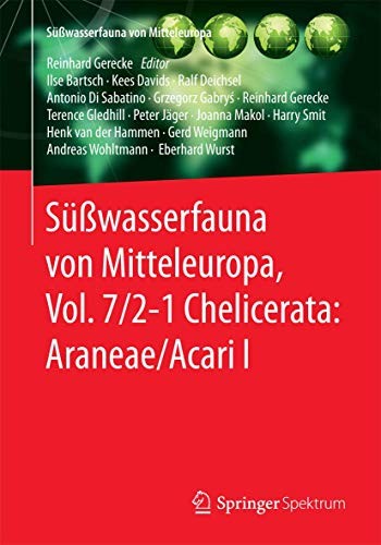 Cover for Süßwasserfauna von Mitteleuropa, Vol. 7/2-1 Chelicerata