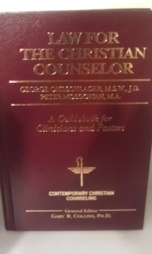 Cover for Law for the Christian counselor